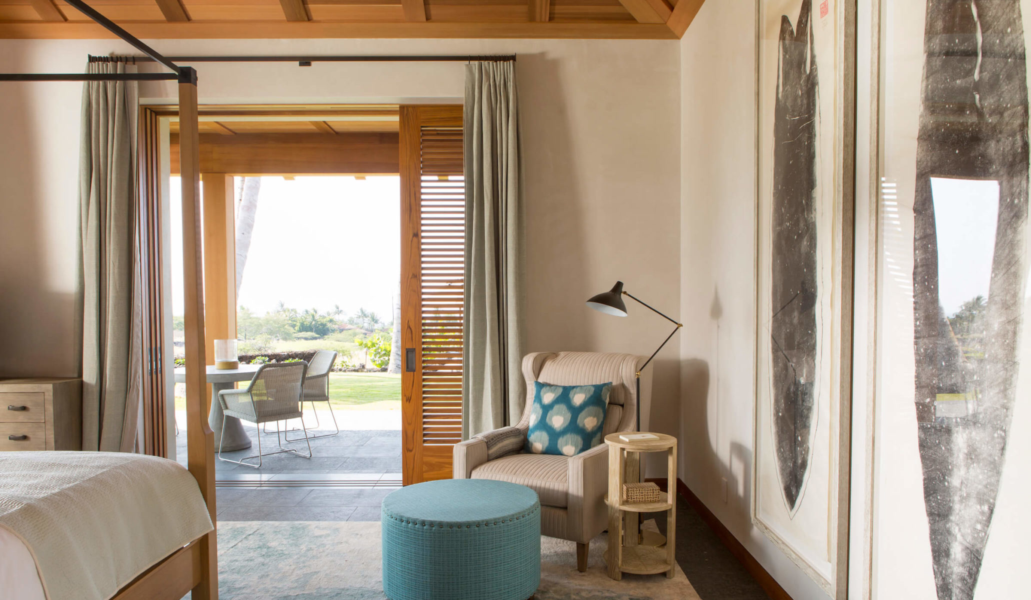 Luxury Hawaiian vacation home interior design services by Tim Clarke Design Studio