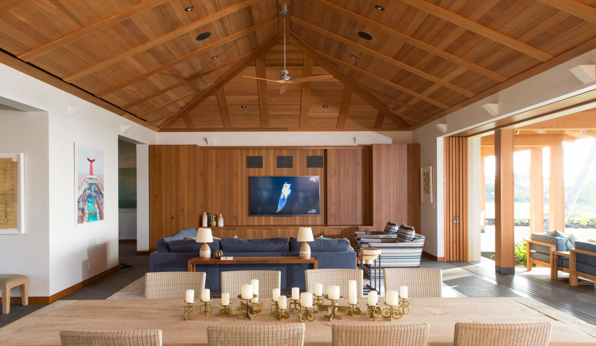 Hawaiian vacation home interior design by Tim Clarke Design Studio